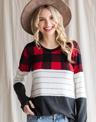 Color Block Long Sleeve